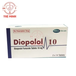 Diopolol 10 Mega - Thuốc điều trị cao huyết áp